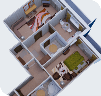 Layout of apartments